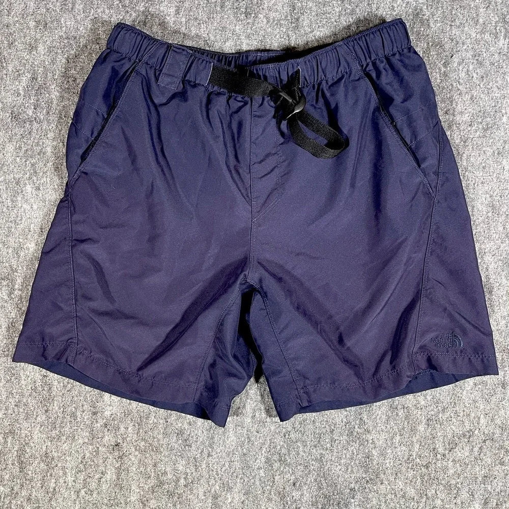 The North Face Shorts Mens Medium Navy Blue Polyester Microfiber 9